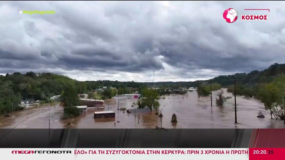 Τεράστιες καταστροφές από τον τυφώνα Ελίν στη Βόρεια Καρολίνα - Νεκροί εξαιτίας της κακοκαιρίας στο Νεπάλ