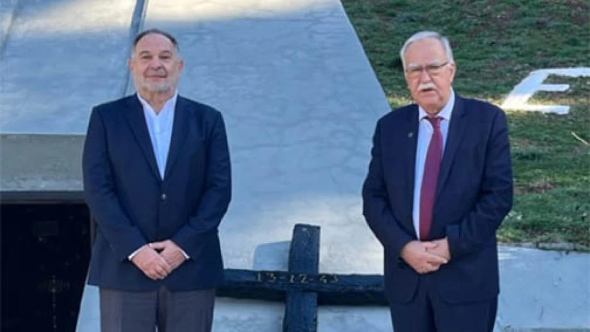 Ο Γιάννης Κουράκης επισκέφτηκε τα μαρτυρικά Καλάβρυτα (pics)