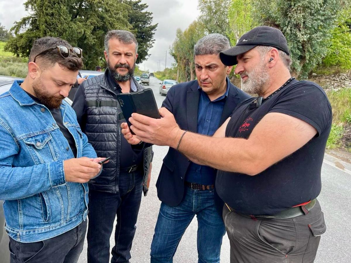 Αυτοψία του Λευτέρη Αυγενάκη στις χαλαζόπληκτες περιοχές της Μεσαράς - Άμεση κινητοποίηση και συντονισμός για στήριξη παραγωγών και αποκατάσταση ζημιών