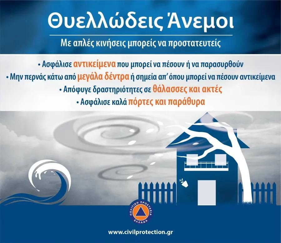 Πολιτική Προστασία: Ανακοίνωση για τη νέα κακοκαιρία - Όσα πρέπει να προσέξετε