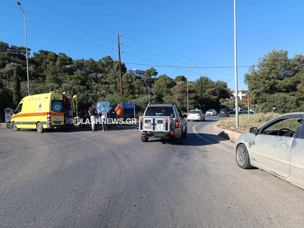Κρήτη: Νέο τροχαίο ατύχημα με τραυματισμό - Στο νοσοκομείο οδηγός μηχανής (pic)