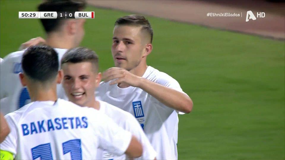 Ελλάδα - Βουλγαρία | 1-0, ανοίγει το σκορ με δυνατό σουτ ο Πέλκας