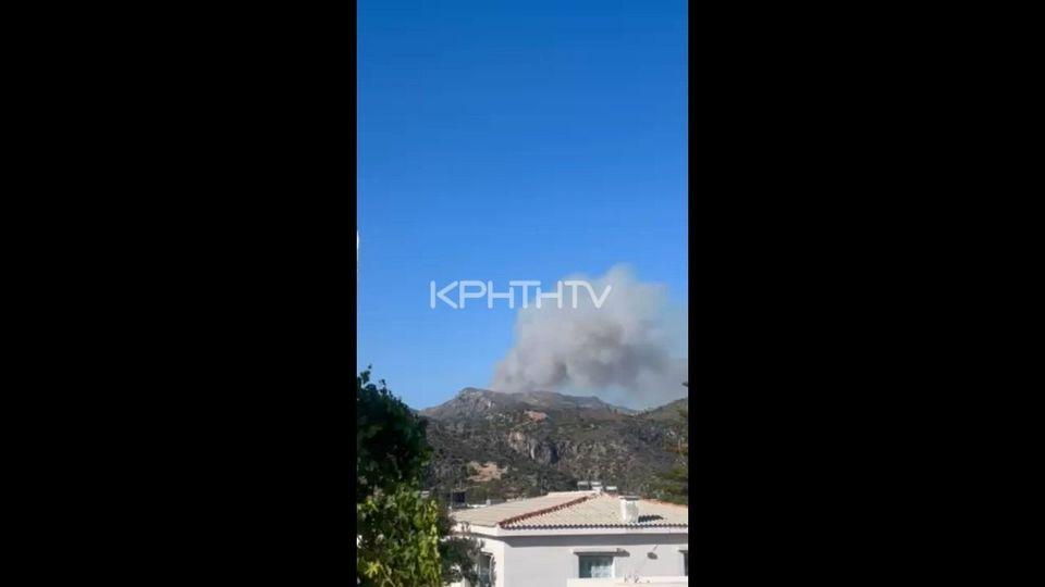 Κρήτη: Συναγερμός στα Χανιά για μεγάλη φωτιά στο Σέλινο!