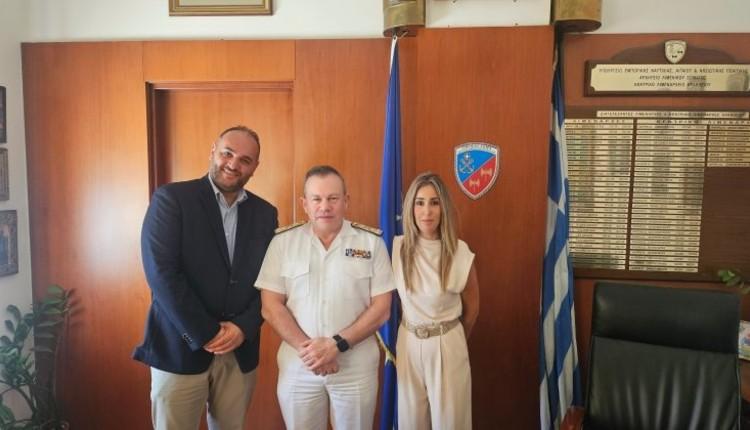 Στον ΟΛΗ ο Αρχηγός του Λιμενικού Σώματος Αντιναύαρχος Τρύφωνας Κοντιζάς