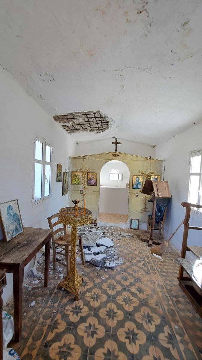 Κρήτη: Σοβαρές ζημιές στο εκκλησάκι των Αγίων Θεοδώρων στο νησάκι Θοδωρού – «Χρειάζεται άμεση βοήθεια» (pics) 4 Κρήτη: Σοβαρές ζημιές στο εκκλησάκι των Αγίων Θεοδώρων στο νησάκι Θοδωρού – «Χρειάζεται άμεση βοήθεια» (pics)