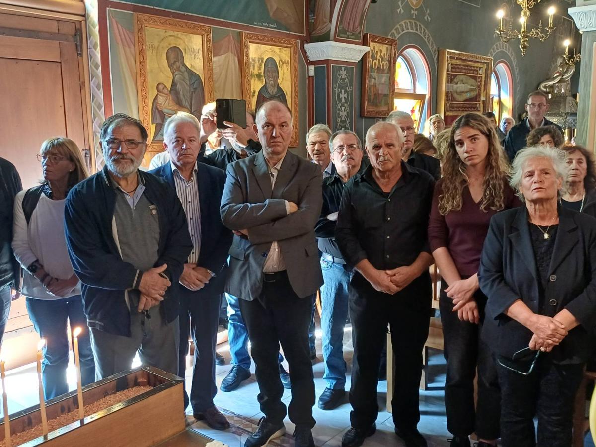 Κρήτη: Ένας χρόνος χωρίς τον Στέλιο Παττακό – Με συγκίνηση τελέστηκε το ετήσιο μνημόσυνο του (pics)