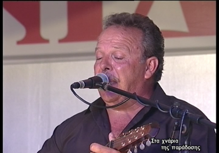 Ο Μανώλης Ρουμελιώτης στην τηλεοπτική εκπομπή ''στα χνάρια της παράδοσης'' - Παραγωγή TV CRETA (δείτε video's)