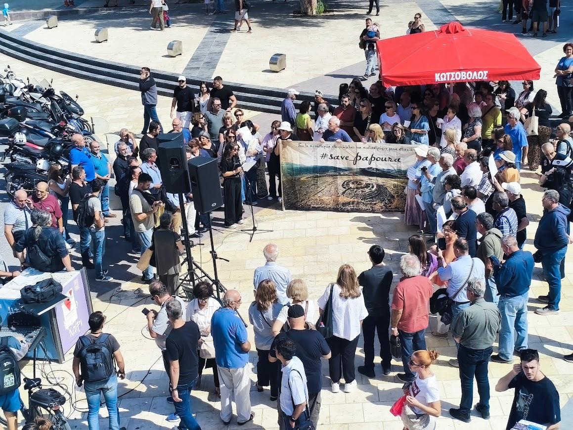 Αδιάλλακτος ο Υφυπουργός Υποδομών Νίκος Ταχιάος- Επιμένει στην καταστροφή του Μνημείου στο λόφο της Παπούρας- Δήμαρχος Μινώα Πεδιάδας: «Το κρίμα στο λαιμό του κ. Ταχιάου»