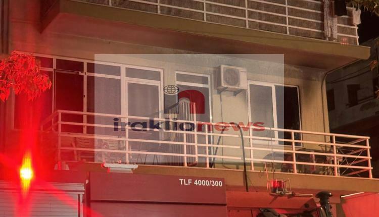 Ηράκλειο: Φωτιά σε πολυκατοικία 1ου ορόφου στην 62 Μαρτύρων