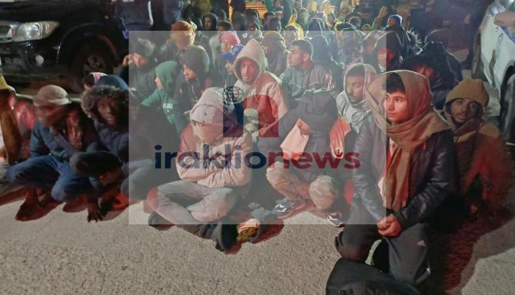 Ηράκλειο: Στο Λιμάνι Κόκκινου Πύργου 76 διασωθέντες - Βρέθηκαν ανοιχτά του κόλπου της Μεσαράς (pics+vids)