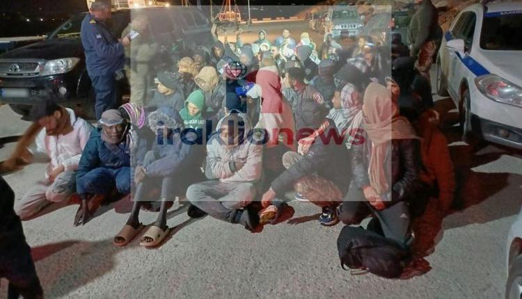 Ηράκλειο: Στο Λιμάνι Κόκκινου Πύργου 76 διασωθέντες - Βρέθηκαν ανοιχτά του κόλπου της Μεσαράς (pics+vids)