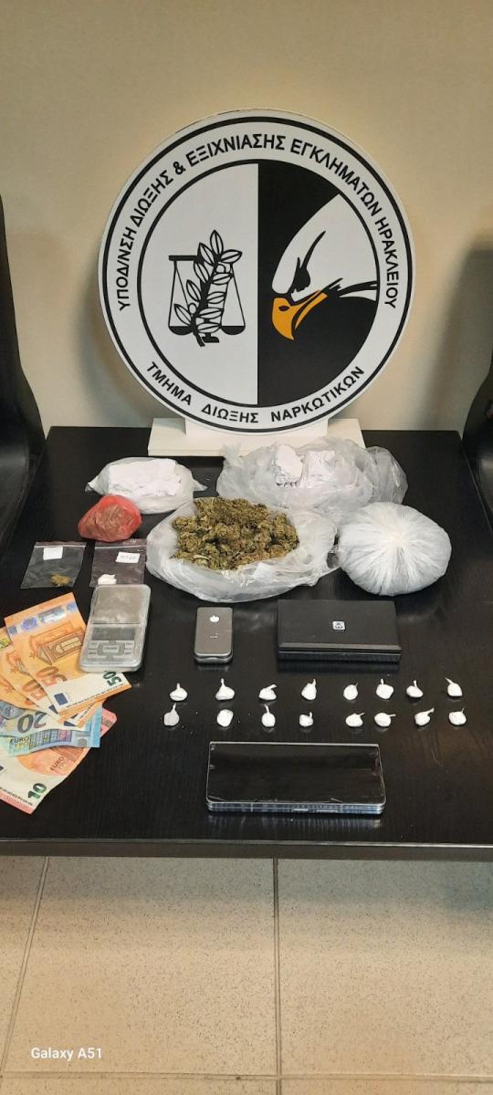 Ηράκλειο: 22χρονος διακινητής διατηρούσε «καβάτζα» κοκαΐνης σε εξοχικό