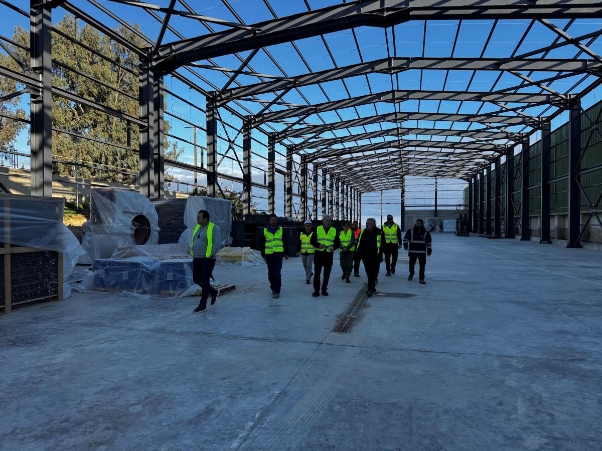 Προχωρούν με γρήγορους ρυθμούς οι εργασίες στη Μονάδα Επεξεργασίας Απορριμμάτων Ηρακλείου! (video)