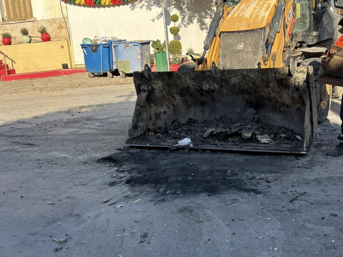 Καταστροφές σε πλατείες και εκκλησίες στο Ηράκλειο μετά την Ανάσταση – Σε εξέλιξη οι καθαρισμοί του Δήμου