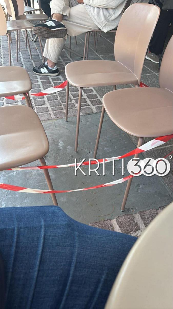 Κρήτη: Έκοψαν δέντρο και τσιμέντωσαν τη θέση του για να βάλουν τραπεζοκαθίσματα!