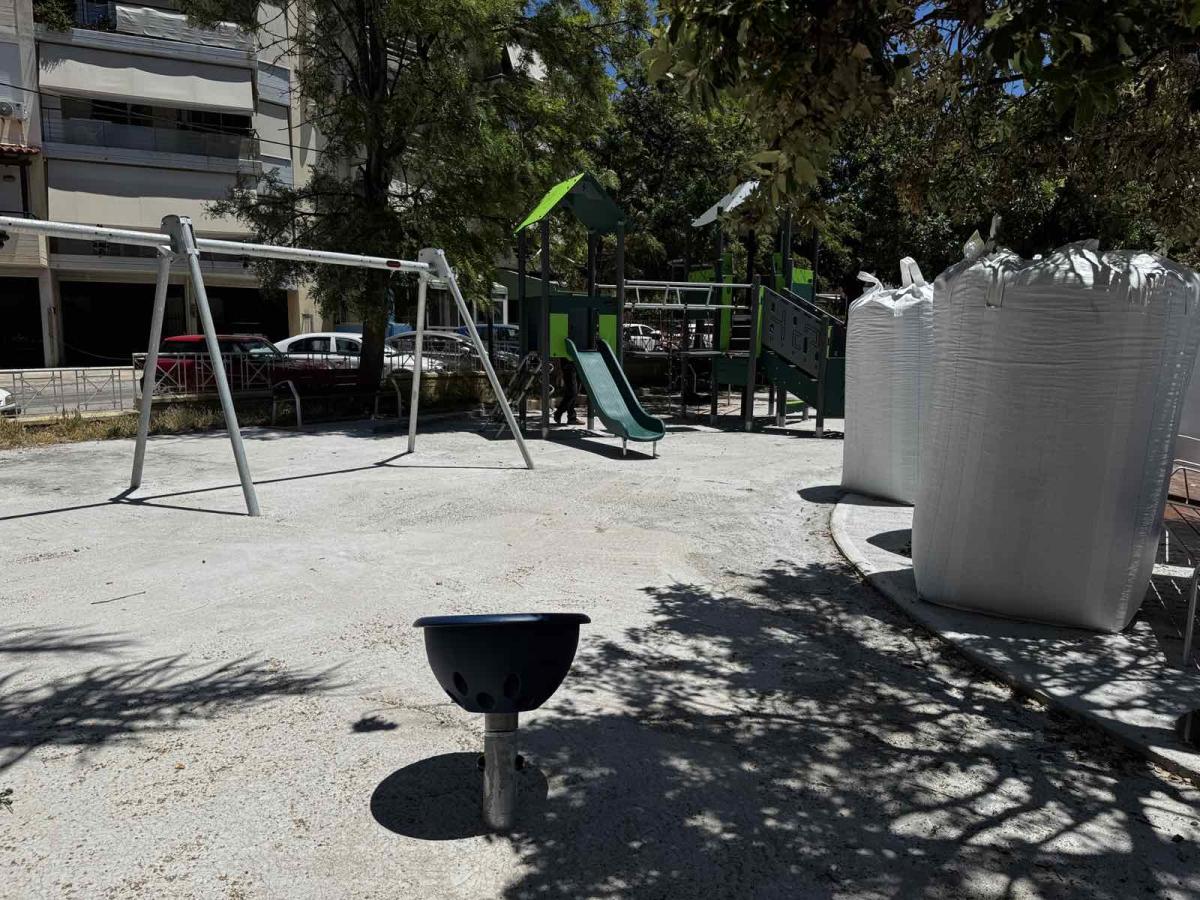 Ηράκλειο: Παίρνει μορφή η νέα παιδική χαρά στην πλατεία Νικαίας 5 Ηράκλειο: Παίρνει μορφή η νέα παιδική χαρά στην πλατεία Νικαίας
