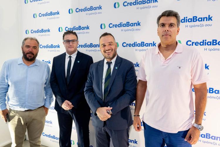 Εγκαίνια για το ανανεωμένο κατάστημα Νέας Εμπειρίας της CrediaBank στα Χανιά