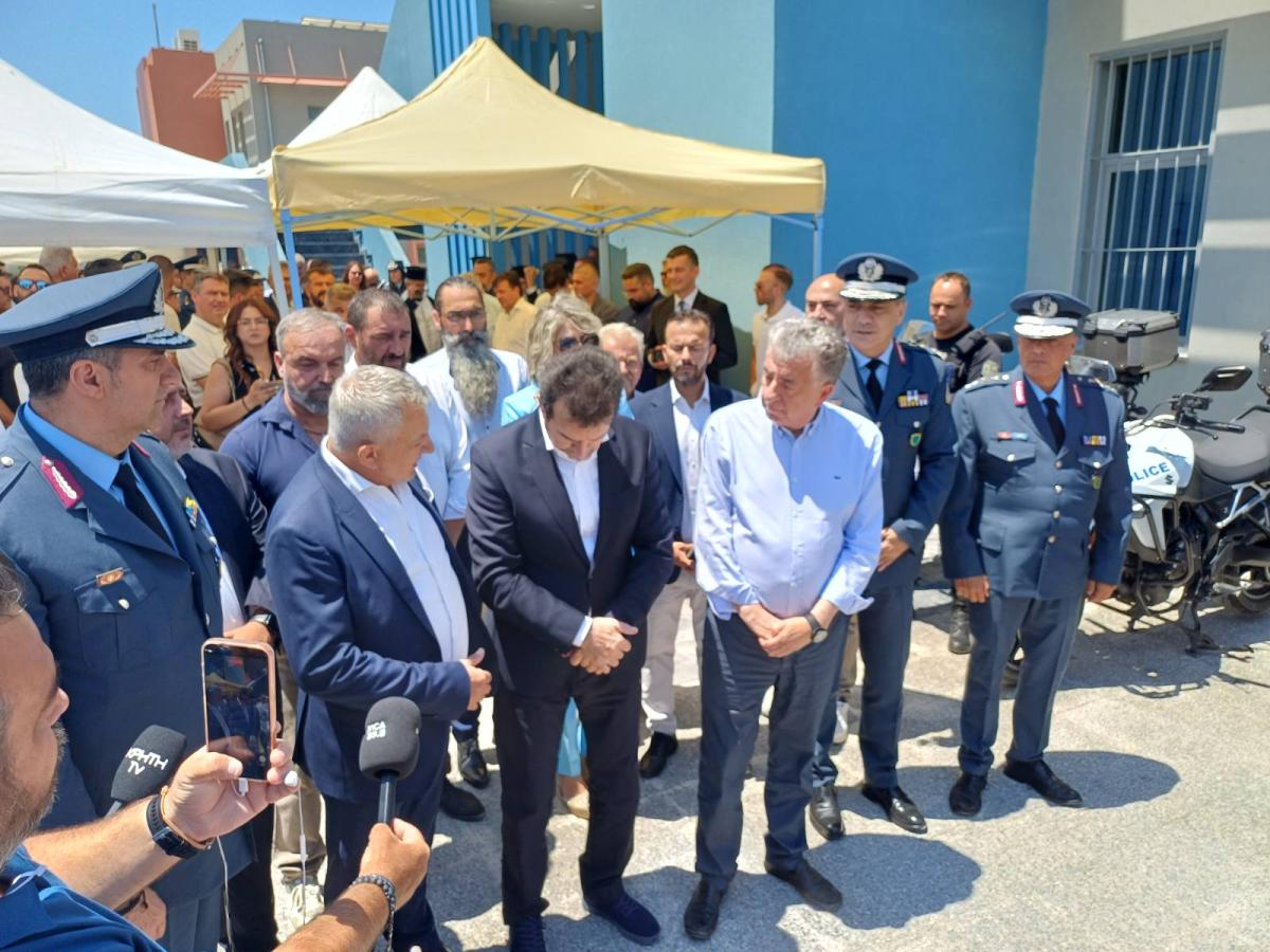 Μεσαρά: Εγκαίνια στην νέα Υποδιεύθυνση Αστυνομίας παρουσία Χρυσοχοΐδη - Δείτε εικόνες