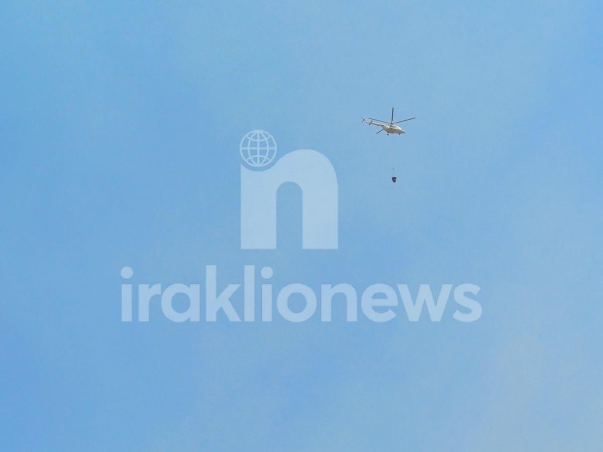 Συναγερμός στη Μεσαρά: Μήνυμα του 112 για τη μεγάλη φωτιά – Επιχειρούν δύο εναέρια μέσα - Εικόνες και βίντεο